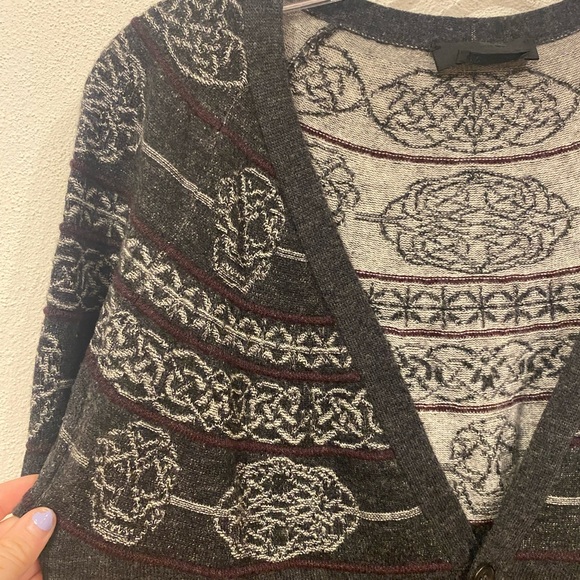 Alexander McQueen Wool Skull Cardigan Size Medium - Picture 2 of 5